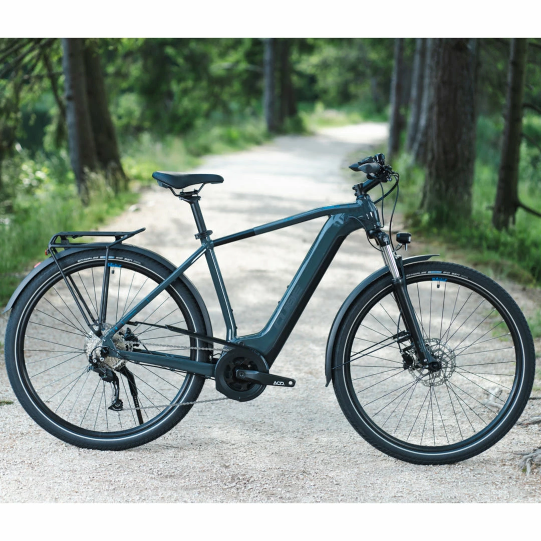 Bikes Cube Touring Hybrid One 500 Electric Bike Grey 'n' Blue 504Wh Battery (2022) 2 Bikes Cube Touring Hybrid One 500 Electric Bike Grey 'n' Blue 504Wh Battery (2022)
