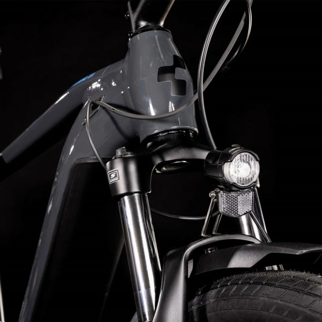 Bikes Cube Touring Hybrid One 500 Electric Bike Grey 'n' Blue 504Wh Battery (2022) 6 Bikes Cube Touring Hybrid One 500 Electric Bike Grey 'n' Blue 504Wh Battery (2022)