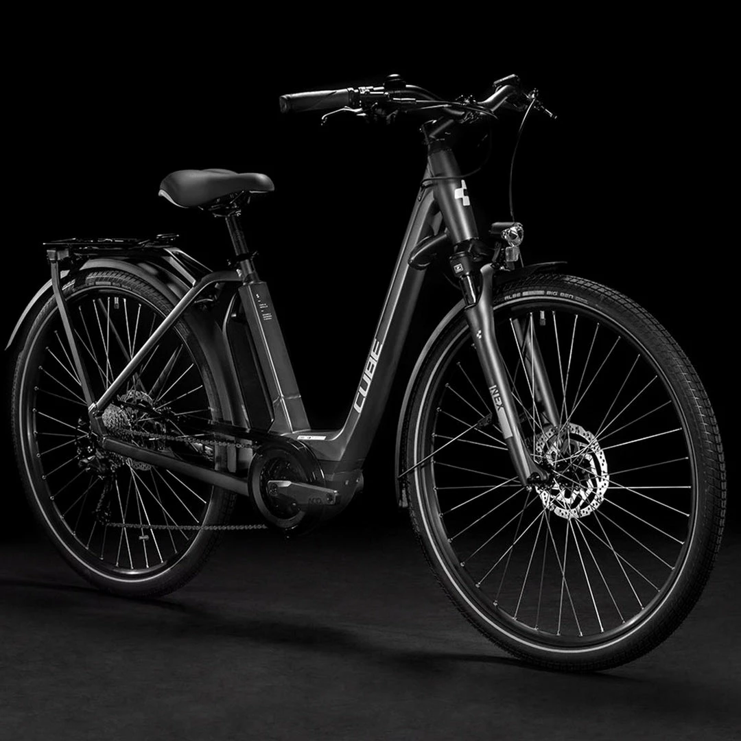 Cube Town Sport Hybrid One Easy Entry Electric Bike 400wh Battery Iridium 'n' Grey (2021) 2 Cube Town Sport Hybrid One Easy Entry Electric Bike 400wh Battery Iridium 'n' Grey (2021)