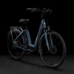 Bikes Cube Town Sport Hybrid Pro Easy Entry Electric Bike 500wh Battery Blue 'n' Red (2021)