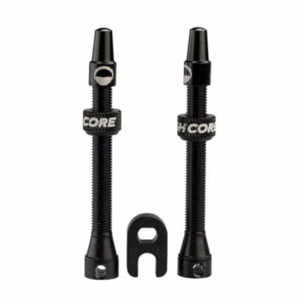 CushCore 55mm Tubeless Presta Valve Set Black Join The Tubeless Revolution 1 CushCore 55mm Tubeless Presta Valve Set Black Join The Tubeless Revolution