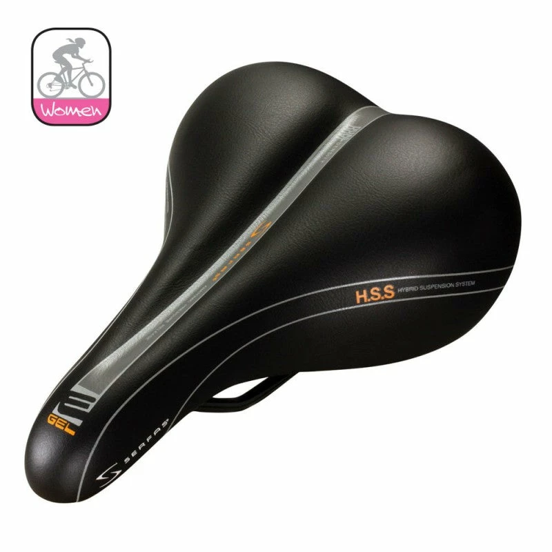 Serfas Women's Saddle E-Gel Dual Density 1 Serfas Women's Saddle E-Gel Dual Density