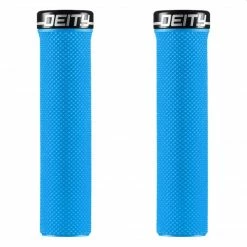 Deity Slimfit Lock-On Grips Blue With Black Clamp Parts & Maintenance