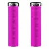 Deity Slimfit Lock-On Grips Pink With Black Clamp