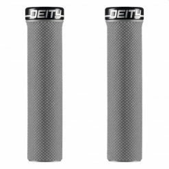 Deity Slimfit Lock-On Grips Stealth With Black Clamp