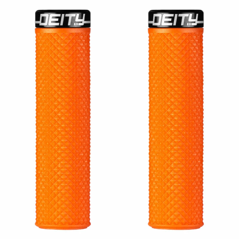 Parts & Maintenance Deity Supracush Grips Orange With Black Clamp 1 Parts & Maintenance Deity Supracush Grips Orange With Black Clamp