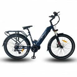 ETRAX E-Trax MTS ST Electric Hybrid Bike 672wh Battery Dark Blue Bikes