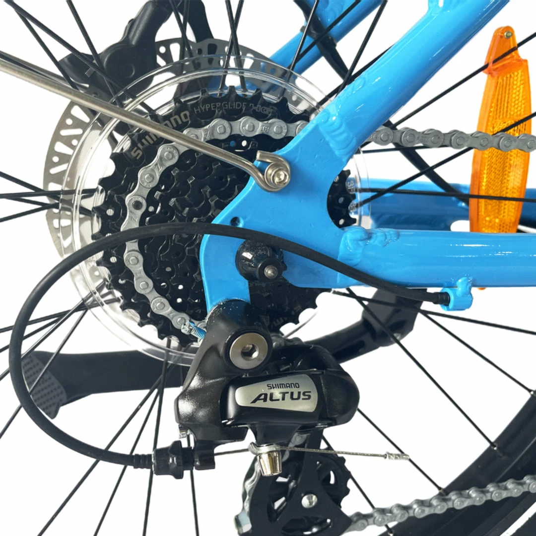 ETRAX E-Trax MTS ST Electric Hybrid Bike 672wh Battery Light Blue Bikes 7 ETRAX E-Trax MTS ST Electric Hybrid Bike 672wh Battery Light Blue Bikes