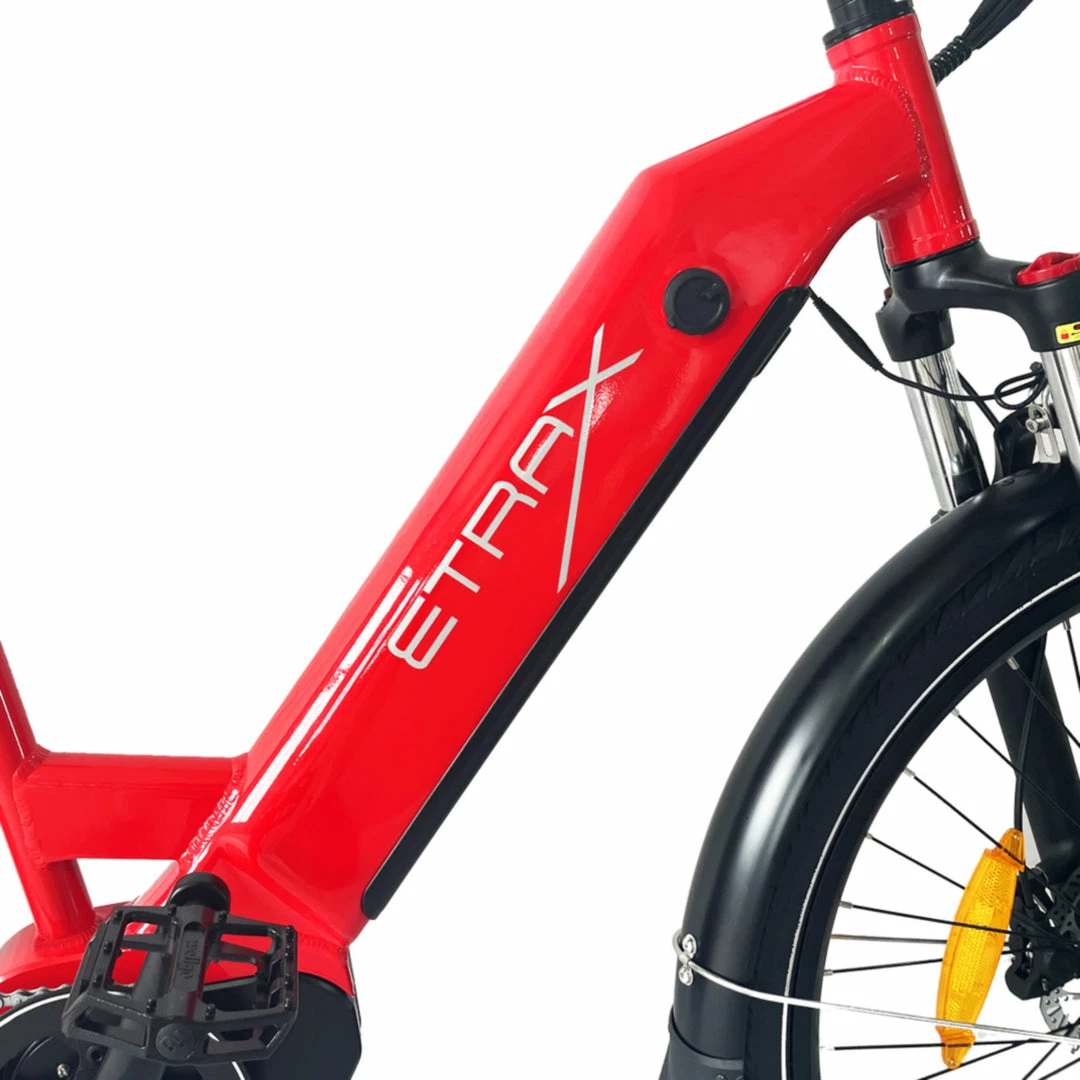 ETRAX Bikes E-Trax MTS ST Electric Hybrid Bike 672wh Battery Red 6 ETRAX Bikes E-Trax MTS ST Electric Hybrid Bike 672wh Battery Red