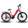 ETRAX Bikes E-Trax MTS ST Electric Hybrid Bike 672wh Battery Red