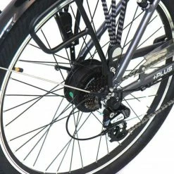 Bikes E-Rider City Wave Electric Hybrid Bike 375wh Battery Red 18 Bikes E-Rider City Wave Electric Hybrid Bike 375wh Battery Red