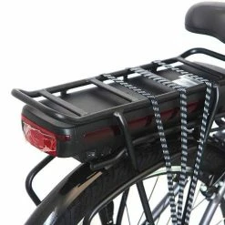 E-Rider City Wave Electric Hybrid Bike 375wh Battery Grey