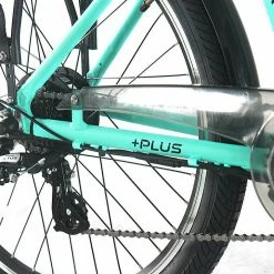 E-Rider City Wave Electric Hybrid Bike 375wh Battery Teal 5 E-Rider City Wave Electric Hybrid Bike 375wh Battery Teal