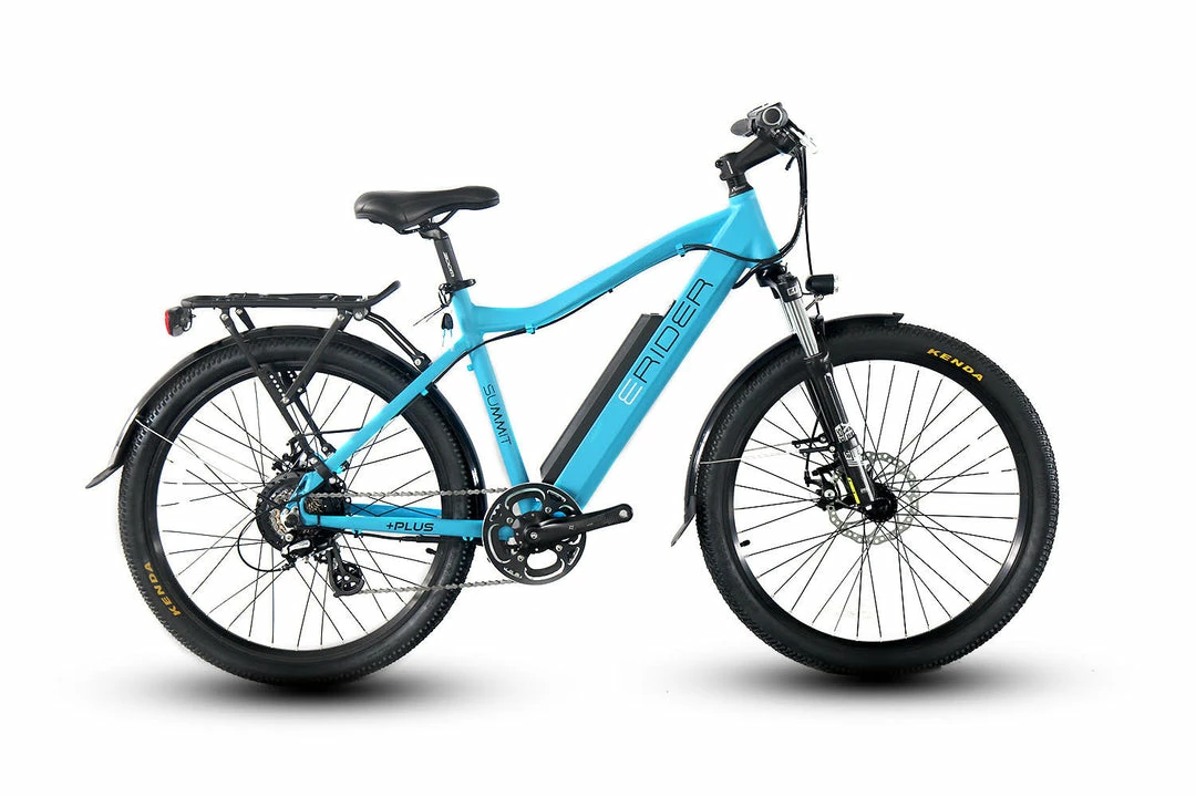 Bikes E-Rider Summit Plus Electric Hybrid Bike 460wh Battery 26" Wheels Blue 1 Bikes E-Rider Summit Plus Electric Hybrid Bike 460wh Battery 26" Wheels Blue