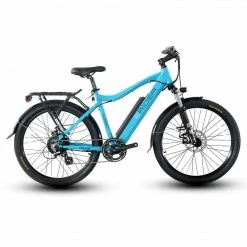 Bikes E-Rider Summit Electric Hybrid Bike 460wh Battery 27.5" Wheels Blue