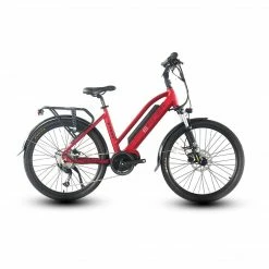 Bikes E-Rider Xtrail Advanced Electric Hybrid Bike 504wh Battery Matt Red