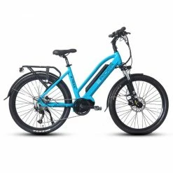 E-Rider Xtrail Advanced Electric Hybrid Bike 504wh Battery Matt Blue