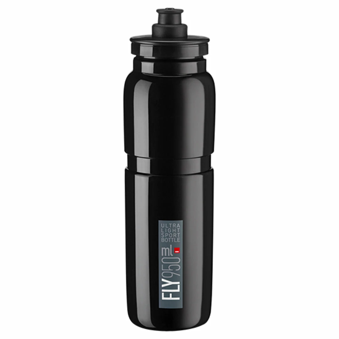 Elite Bottle Fly Ultralight 950ml Black With Grey Logo 1 Elite Bottle Fly Ultralight 950ml Black With Grey Logo