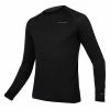 Endura BaaBaa Blend Long Sleeve Baselayer Black Apparel