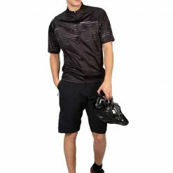 Endura Hummvee Ray II Short Sleeve Jersey Black Apparel 6 Endura Hummvee Ray II Short Sleeve Jersey Black Apparel