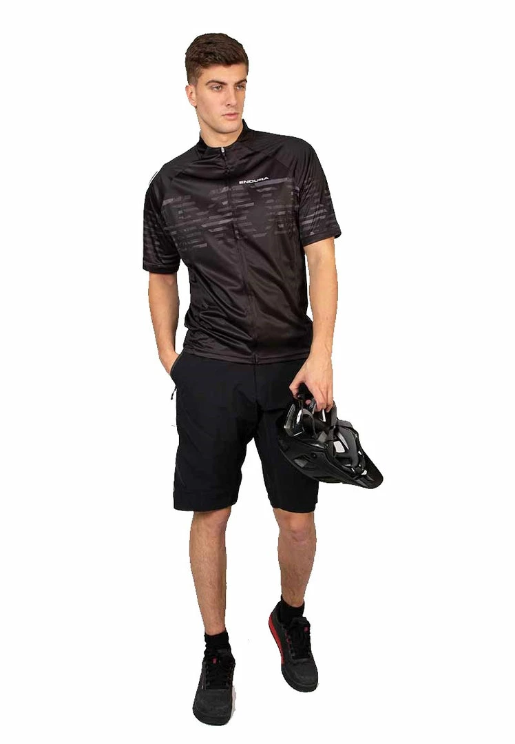Endura Hummvee Ray II Short Sleeve Jersey Black Apparel 3 Endura Hummvee Ray II Short Sleeve Jersey Black Apparel