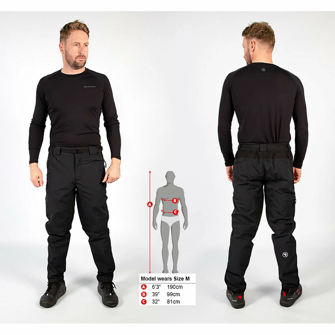 Apparel Endura Hummvee Zip-Off Trouser II Black 4 Apparel Endura Hummvee Zip-Off Trouser II Black