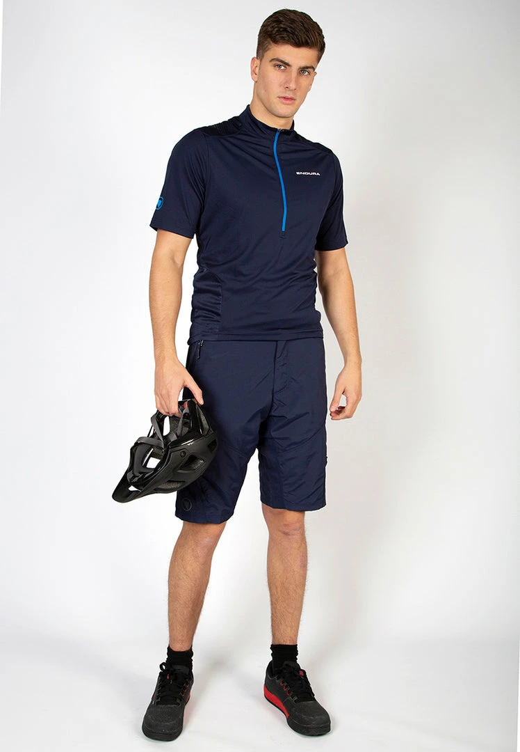 Endura Men's Hummvee Short Sleeve Jersey Navy Apparel 8 Endura Men's Hummvee Short Sleeve Jersey Navy Apparel