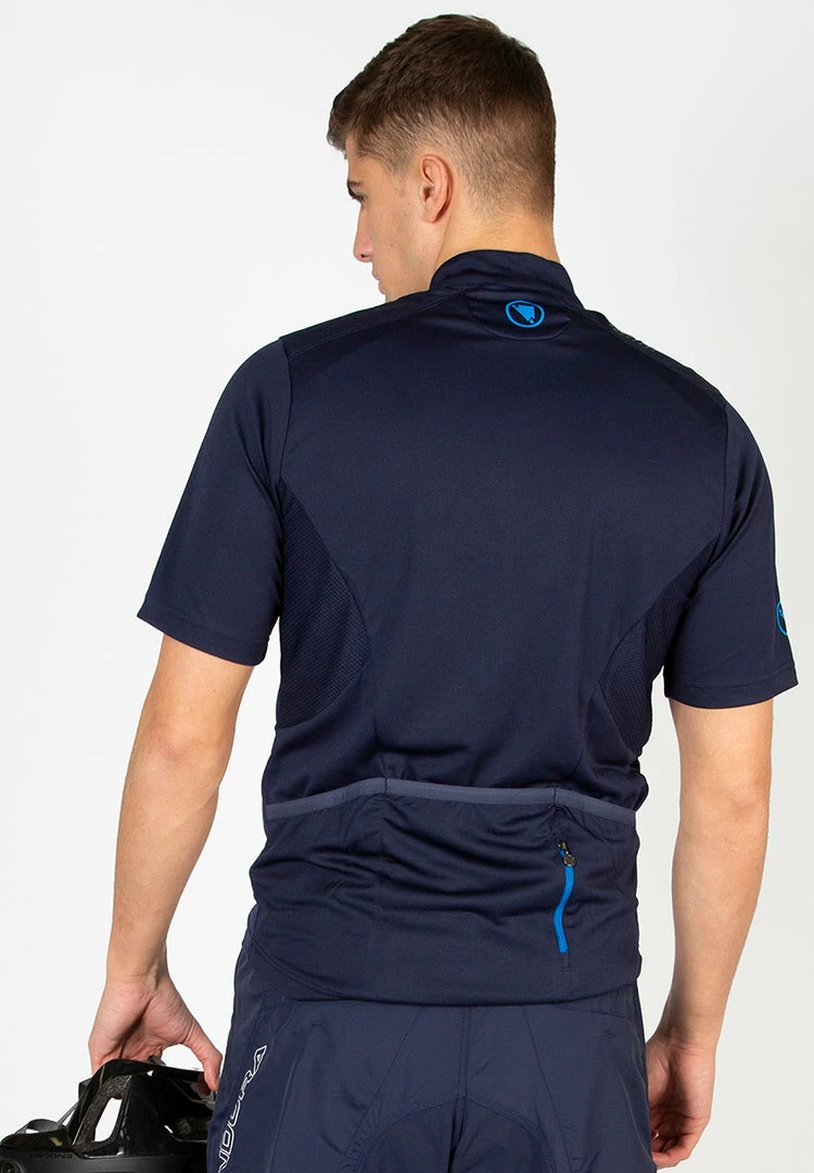 Endura Men's Hummvee Short Sleeve Jersey Navy Apparel 4 Endura Men's Hummvee Short Sleeve Jersey Navy Apparel