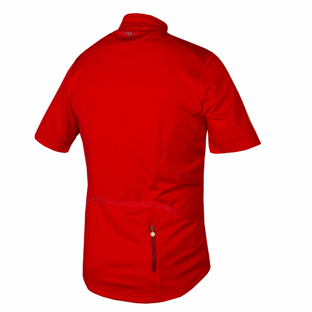 Apparel Endura Men's Hummvee Short Sleeve Jersey Red 2 Apparel Endura Men's Hummvee Short Sleeve Jersey Red