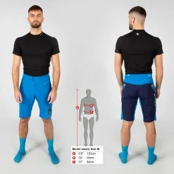 Endura Men’s SingleTrack Lite Short Azure Blue Apparel