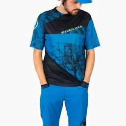 Endura Men’s SingleTrack Lite Short Azure Blue Apparel