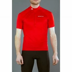 Endura Men's Xtract II Short Sleeve Jersey Red Apparel 11 Endura Men's Xtract II Short Sleeve Jersey Red Apparel