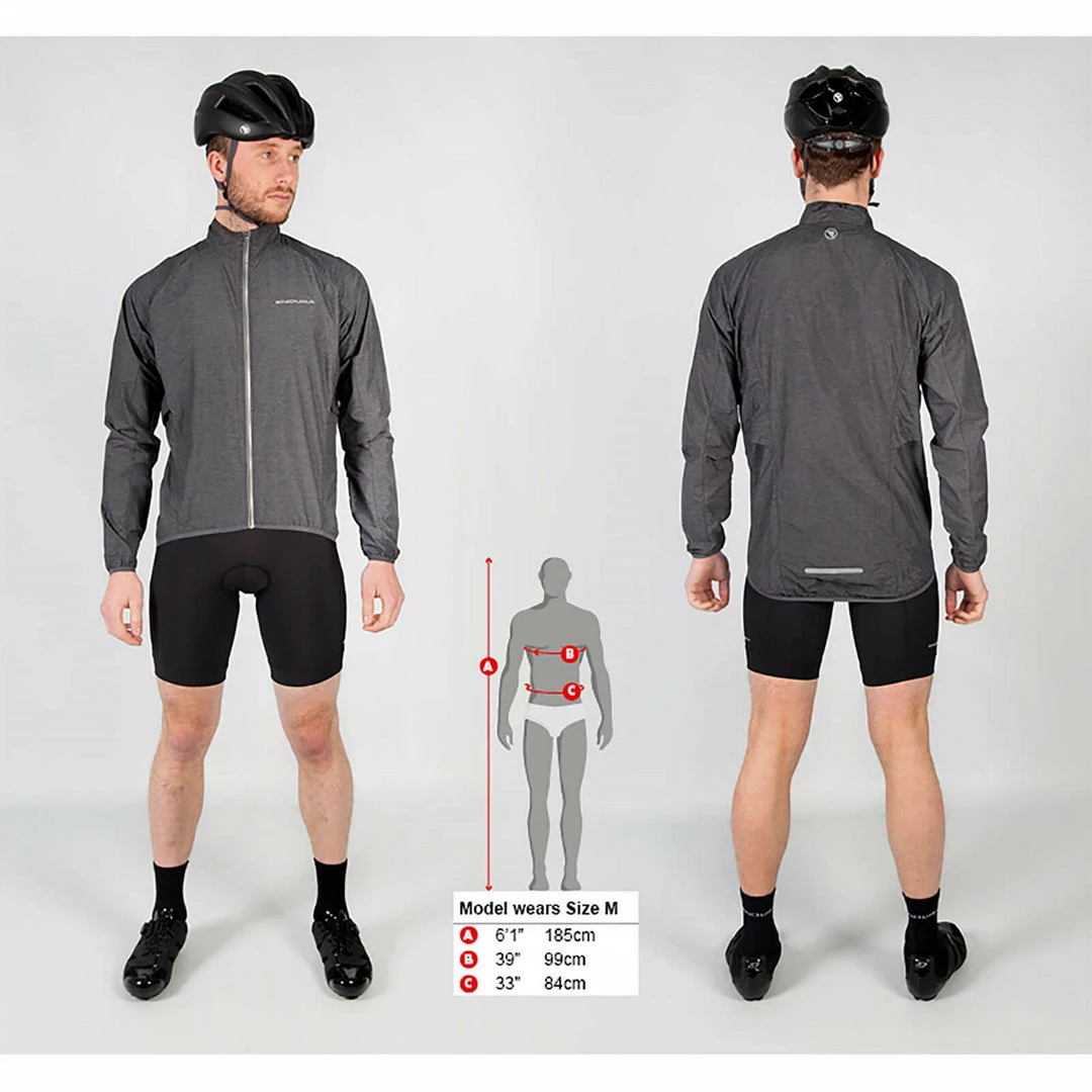 Endura Pakajak Windproof Jacket Black Apparel 3 Endura Pakajak Windproof Jacket Black Apparel