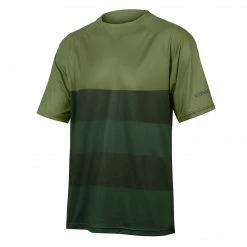 Apparel Endura SingleTrack Core Trail Jersey Olive Green