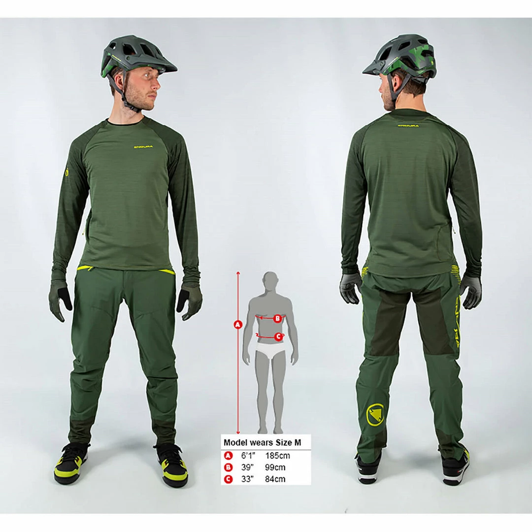 Apparel Endura Singletrack Fleece Jersey Black 5 Apparel Endura Singletrack Fleece Jersey Black