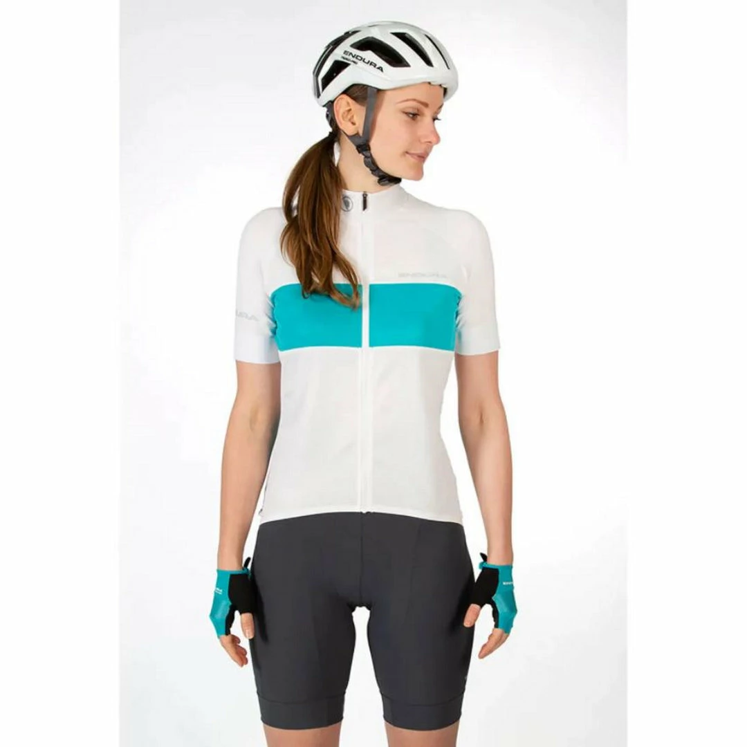 Apparel Endura Women's FS260-Pro Short Sleeve Jersey White 3 Apparel Endura Women's FS260-Pro Short Sleeve Jersey White