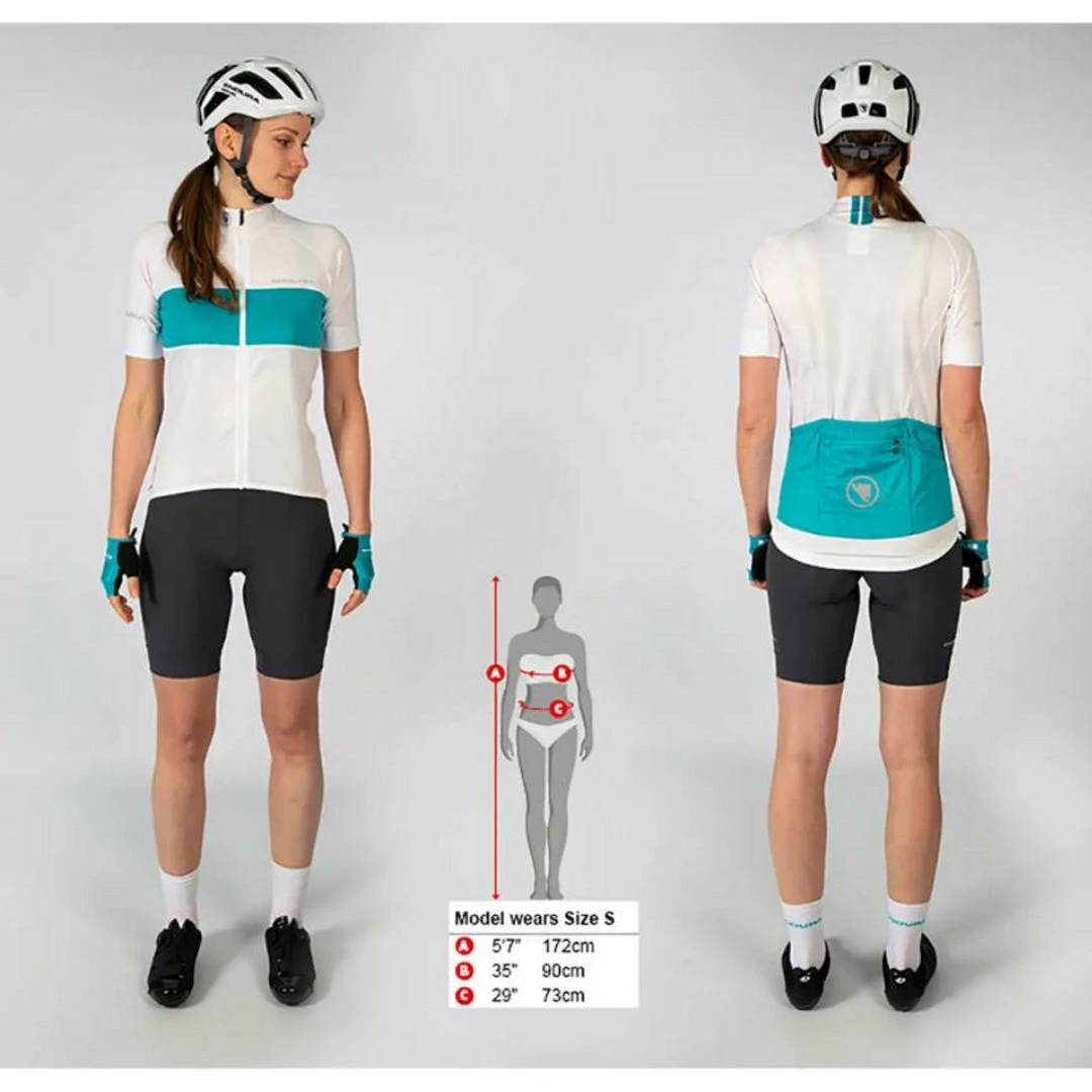 Apparel Endura Women's FS260-Pro Short Sleeve Jersey White 7 Apparel Endura Women's FS260-Pro Short Sleeve Jersey White
