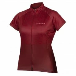 Endura Women's Hummvee Ray II Short Sleeve Jersey Cocoa Apparel