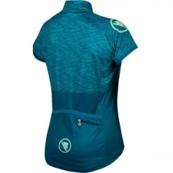 Endura Women's Hummvee Ray Short Sleeve Jersey II Kingfisher Blue Apparel