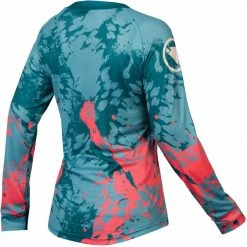 Endura Womenâ€™s Long Sleeve Jersey MT500 Animo LTD Spruce Green