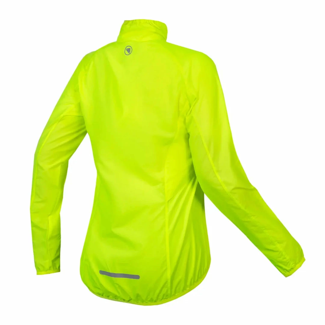 Endura Women's Pakajak Windproof Jacket Hi Viz Yellow 2 Endura Women's Pakajak Windproof Jacket Hi Viz Yellow