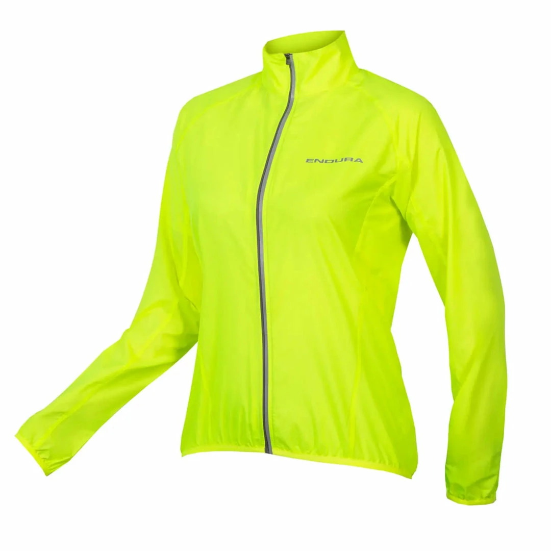 Endura Women's Pakajak Windproof Jacket Hi Viz Yellow 1 Endura Women's Pakajak Windproof Jacket Hi Viz Yellow