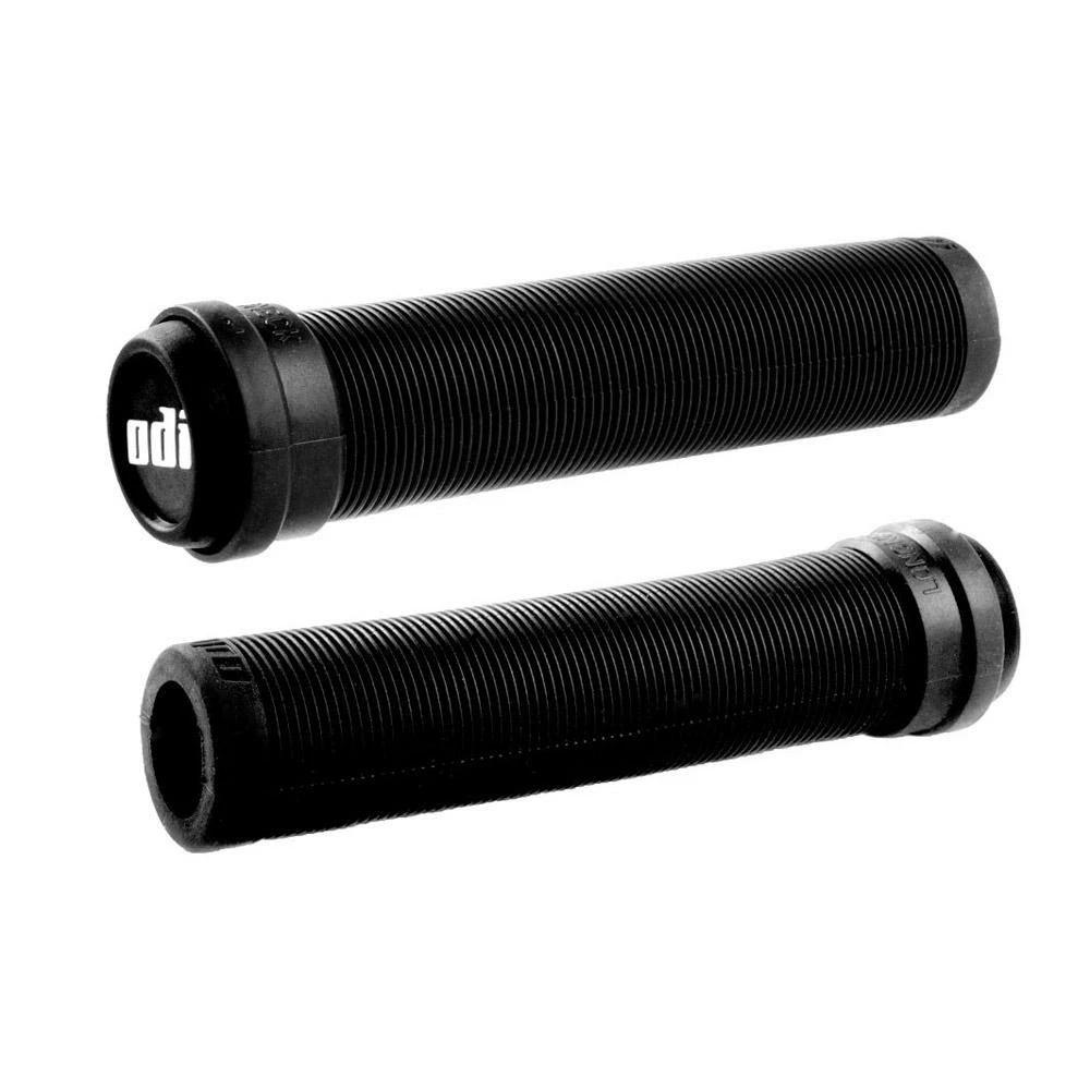 ODI Longneck Flangeless Soft Grips Black 1 ODI Longneck Flangeless Soft Grips Black