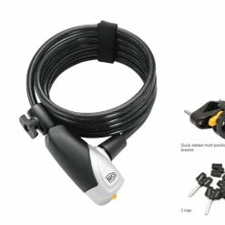 Accessories Magnum Cable Key Lock 8mm X 1.8mtr With Bracket