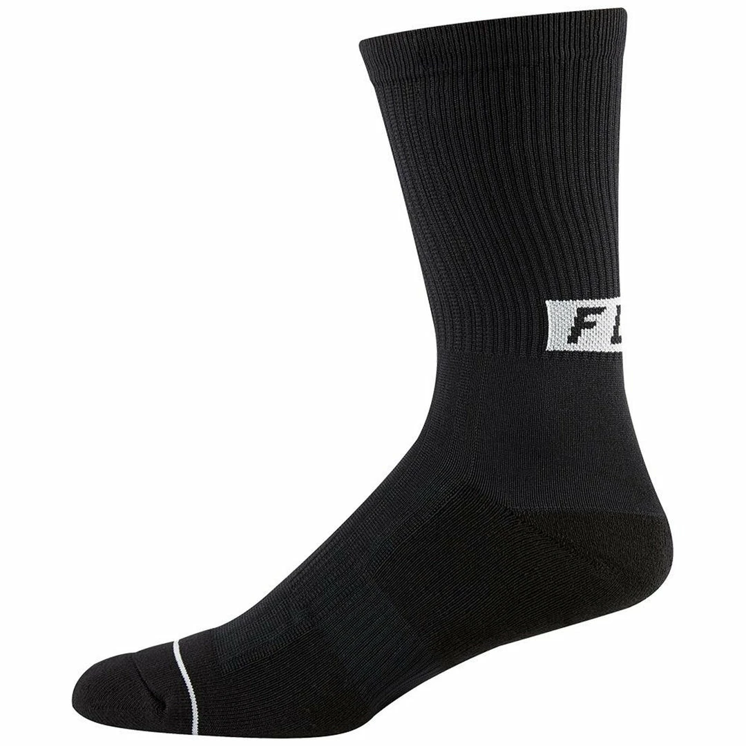 Fox 8 Inch Trail Cushion Sock Black 1 Fox 8 Inch Trail Cushion Sock Black