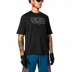 Fox Defend DR Short Sleeve Jersey Black