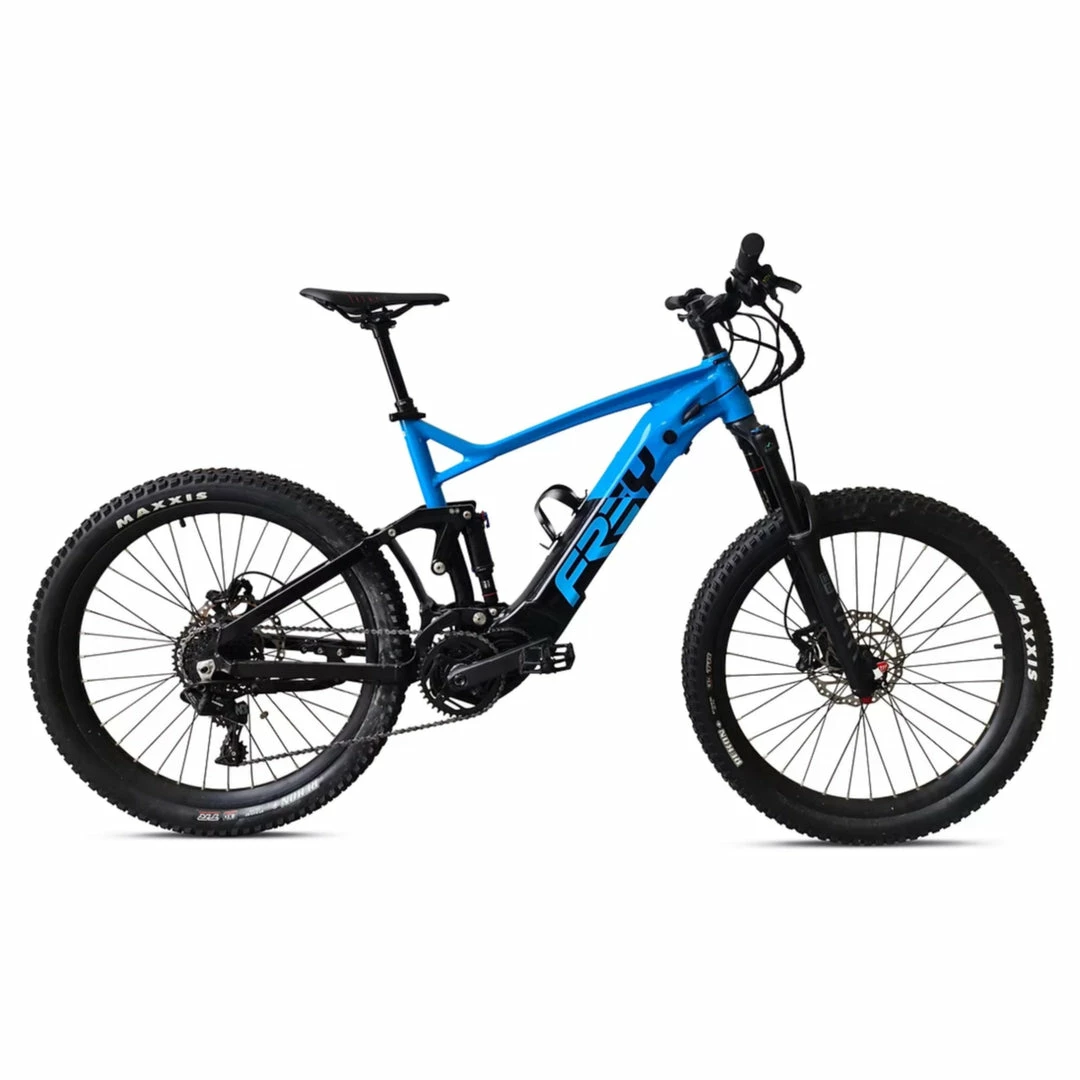 Frey M600 Full Suspension Electric Mountain Bike 672wh Battery Blue (2022) Bikes 1 Frey M600 Full Suspension Electric Mountain Bike 672wh Battery Blue (2022) Bikes
