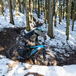 Frey M600 Full Suspension Electric Mountain Bike 672wh Battery Blue (2022) Bikes