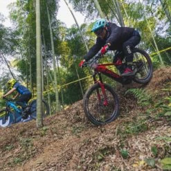 Frey M600 Full Suspension Electric Mountain Bike 672wh Battery Red (2022)