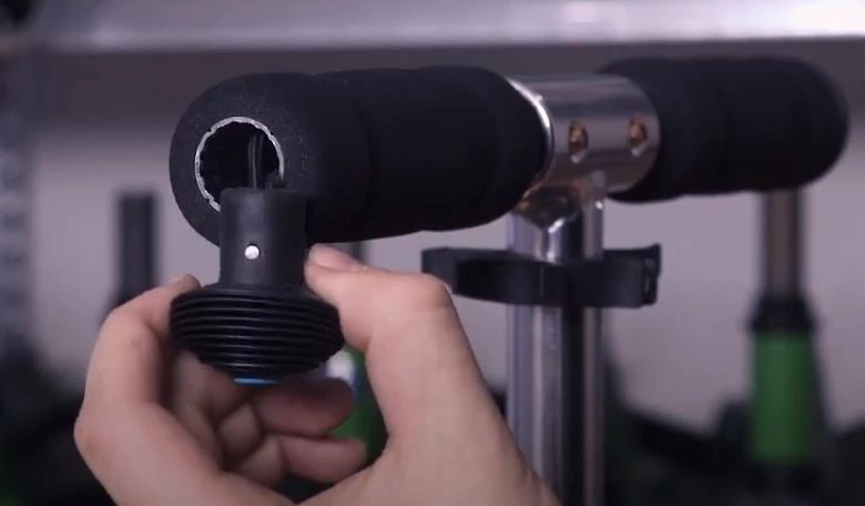 Micro Handlebar End Plugs W/Bungie Black Pr Scooters 1 Micro Handlebar End Plugs W/Bungie Black Pr Scooters